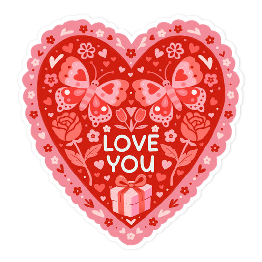Love you sticker