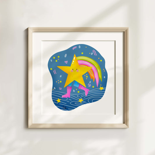 Printas SPALVOTA ŽVAIGŽDĖ