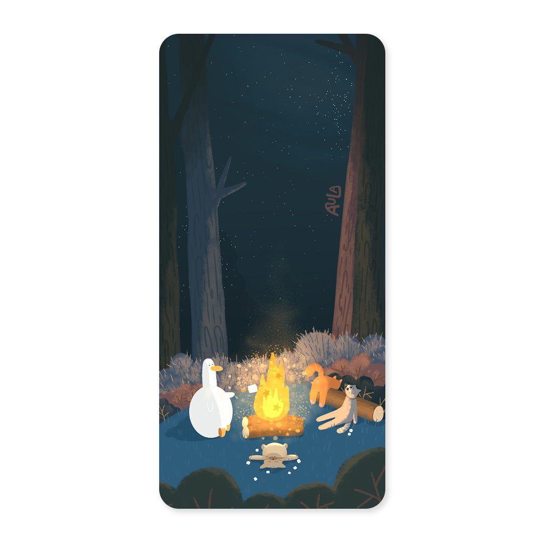 Camping night bookmark