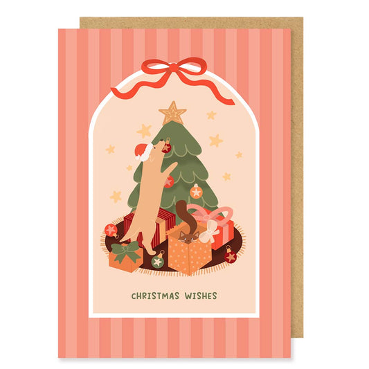 Let's decorate a Christmas tree gift card