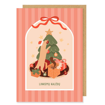 Let's decorate a Christmas tree gift card
